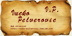 Vučko Pelverović vizit kartica